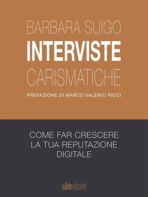 cover image of Interviste carismatiche